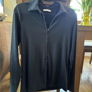 Abercrombie Black Button-Up Shirt